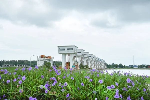 Uthokwipat Prasit Floodgate Pak Phanang Nakhon Thammarat Tailandia —  Fotos de Stock