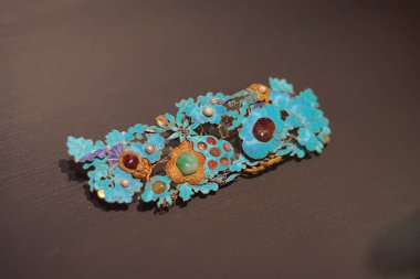 Taipei, Tayvan - 22 Kasım 2018: Antik Çin İmparatorluk eserler ve Sanat Ulusal Sarayı Müzesi Taipei City, Tayvan.