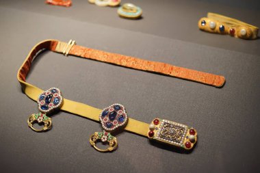 Taipei, Tayvan - 22 Kasım 2018: Antik Çin İmparatorluk eserler ve Sanat Ulusal Sarayı Müzesi Taipei City, Tayvan.