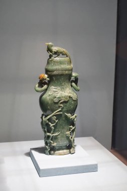 Taipei, Tayvan - 22 Kasım 2018: Antik Çin İmparatorluk eserler ve Sanat Ulusal Sarayı Müzesi Taipei City, Tayvan.