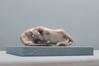 Taipei, Tayvan - 22 Kasım 2018: Antik Çin İmparatorluk eserler ve Sanat Ulusal Sarayı Müzesi Taipei City, Tayvan.