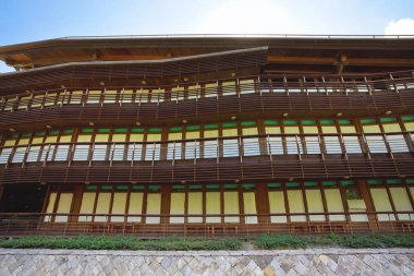 Beitou Park, Taipei City, Tayvan Taipei Halk Kütüphanesi Beitou Şube Binası güzel.