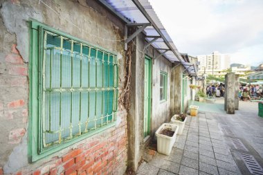 Eski askeri köyü Si Si Nan Cun köy veya dört dört Güney Köyü Taipei City.