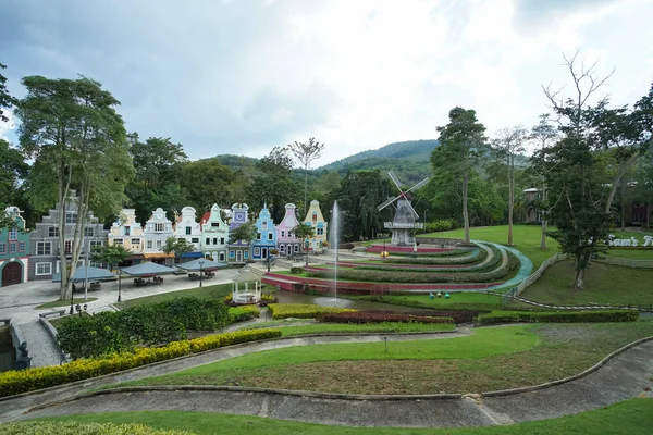 ラヨーン 2018 ラヨーン県で新しい観光地イチゴの町の風景 — ストック写真