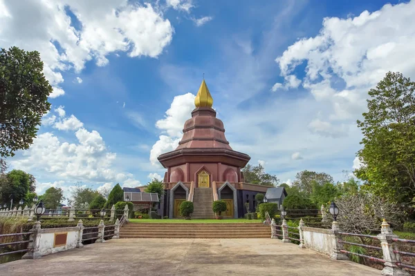 Sam Daha Chao Khun Pagoda Tay Dili Ile Yazılan Wat — Stok fotoğraf