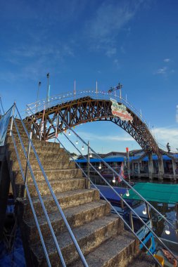 Trad, Tayland - 01 Aralık 2018: Nam Chieo Köyü, Trad Eyaleti, Tayland göz bakış. Burası ünlü gezi yerleri Doğu Tayland.