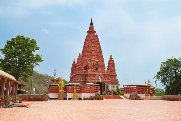 Bodh Gaya Pagoda ve Wat PA Siri Wattana Wisut. — Stock fotografie