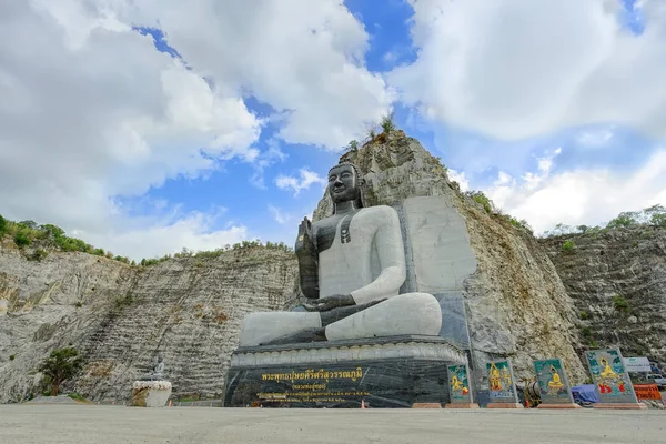 stock image Big Buddha Bhutsaya Khiri Si Suvarnabhumi in U Thong, Suphan Bur