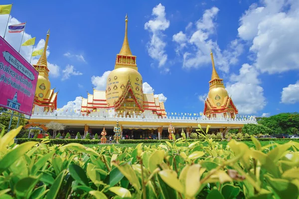 Chachoengsao Tailândia Julho 2020 Bela Cena Templo Wat Phrong Akat — Fotografia de Stock