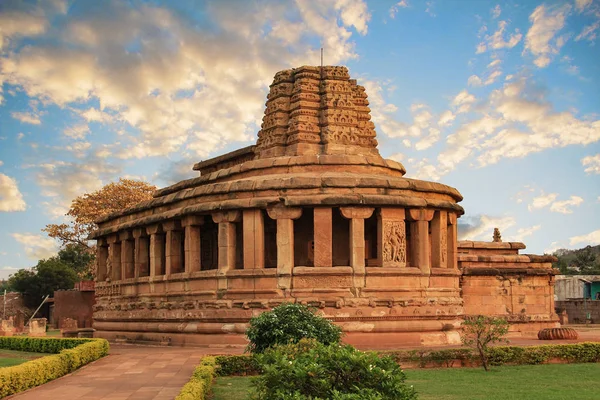 Régi Templom Durga Aihole Faluban Karnataka India — Stock Fotó