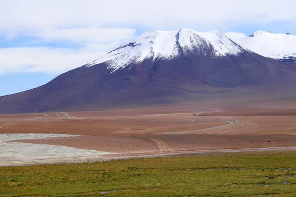 Doliny Rio Putana Górach Pustyni Atacama Wzdłuż Drogi Tatio Gejzery — Zdjęcie stockowe
