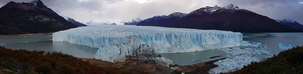 Панорамний Вид Льодовик Perito Морено Патагонії Аргентина — стокове фото