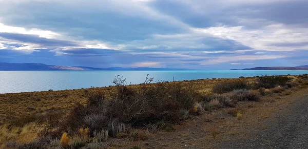 Panoramiczny Widok Lodowiec Perito Moreno Patagonia Argentyna — Zdjęcie stockowe