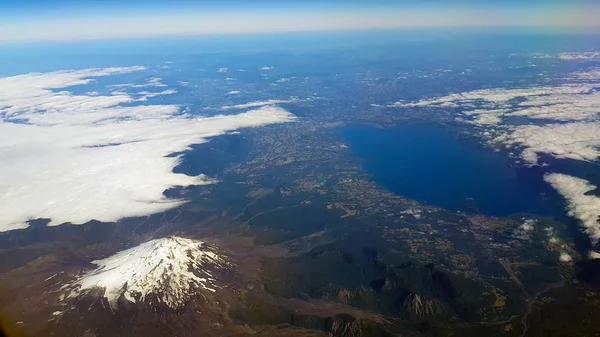 Vista Aérea Volcán Andes Chile — Foto de Stock