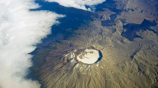 Вид Воздуха Вулкан Анды Чили — стоковое фото