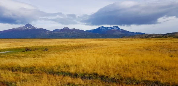 Jesienny Krajobraz Patagonia Torres Del Paine Chile — Zdjęcie stockowe