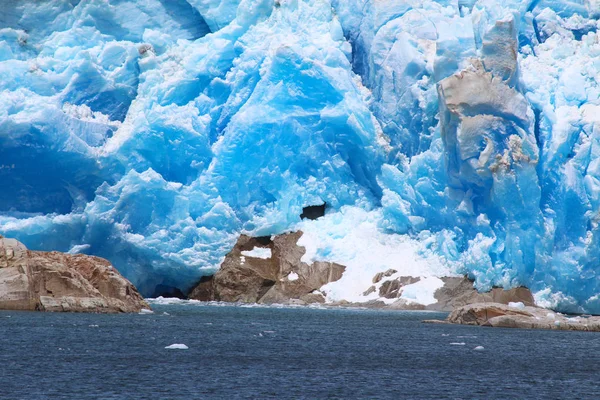 Vue Glacier Tempano Dans Parc National Bernardo Higgins Chili — Photo