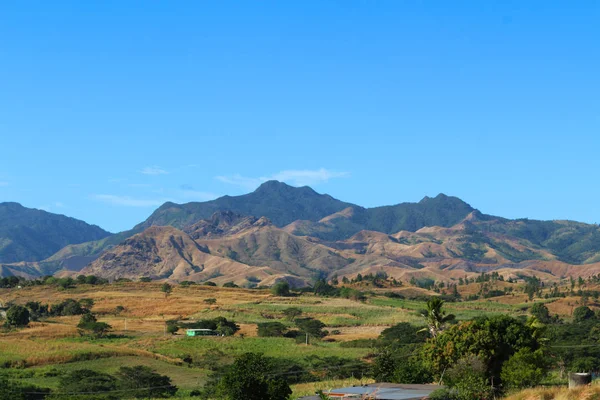 Uitzicht Het Natuurlijke Landschap Van Nausori Hooglanden Viti Levu Fiji — Stockfoto