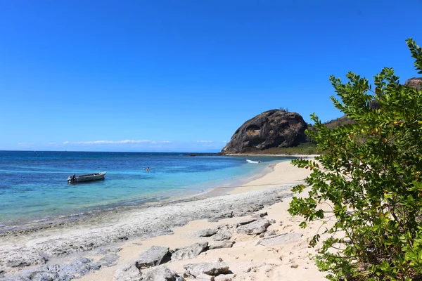 Pláž Tropickém Ostrově Kuata Yasawa Fidži — Stock fotografie