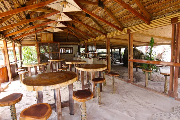 Kuata Fiji Juli 2017 Die Restaurant Bar Einem Resort Barfuß — Stockfoto