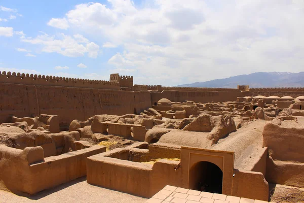 Mury Miasta Rayen Iran Rayen Zamek Jest Zamek Adobe 100 — Zdjęcie stockowe