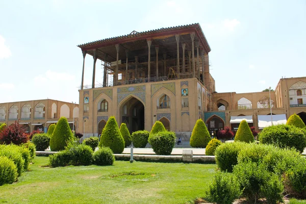 Ali Qapu Παλάτι Στην Πλατεία Naqsh Jahan Ισφαχάν Ιράν — Φωτογραφία Αρχείου
