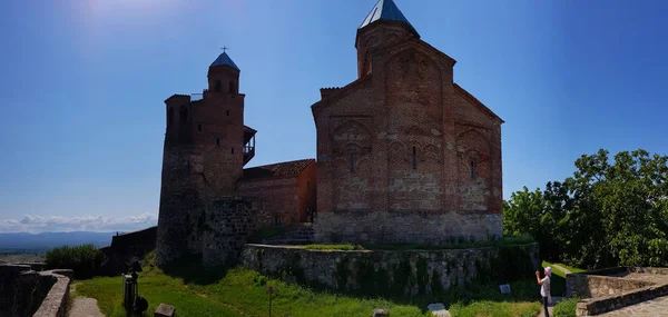 Gremi Gruzja Sierpień 2018 Kościół Archaniołów Cytadeli Gremi Gruzja — Zdjęcie stockowe