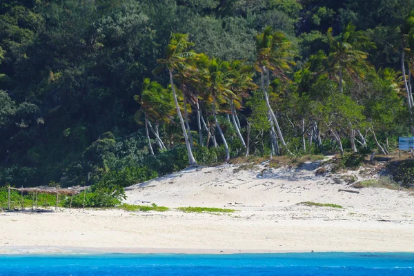 Costa Praia Das Ilhas Sagradas Ilhas Mamanuca Fiji — Fotografia de Stock