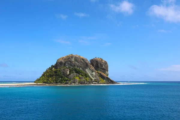 Tropická Pláž Ostrově Fidži Pobřeží Pláže Posvátné Ostrovy Ostrovy Mamanuca — Stock fotografie