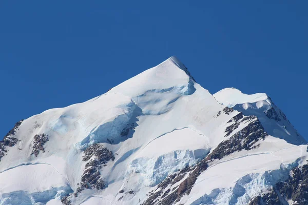 Aoraki Маунт Кук Вздовж Долині Хукер Трек Нова Зеландія — стокове фото