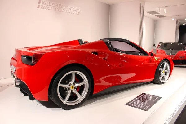 Maranello Italia Dicembre 2015 Vetture Stradali Ferrari Museo Ferrari Maranello — Foto Stock