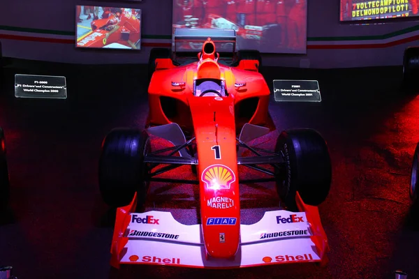 意大利马拉内洛 2015年12月 法拉利赛车1在法拉利博物馆 马拉内洛 意大利 — 图库照片