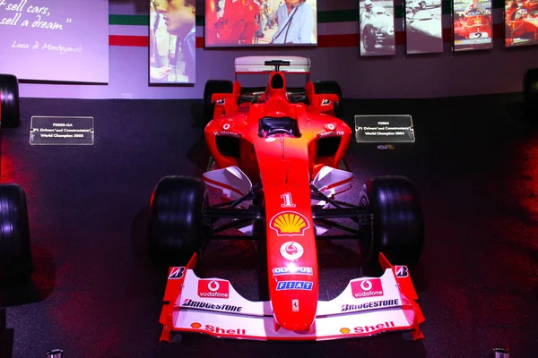 Maranello Itálie Prosinec 2015 Ferrari Formule Auto Modeně Maranello Itálie — Stock fotografie