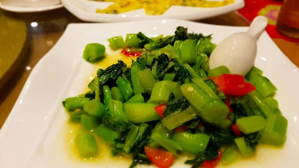 Вегетаріанське Блюдо Страви Китайської Кухні Від Юньнань — стокове фото