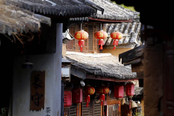 Glimpse Village Shaxi Town Probably Most Intact Horse Caravan Town — Stock Photo, Image