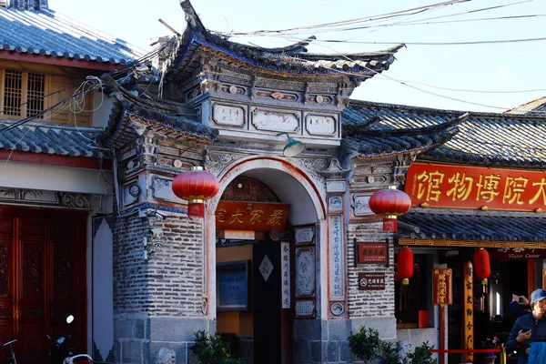 Уголки старого Китая, старинные дома в историческом центре Сичжо — стоковое фото