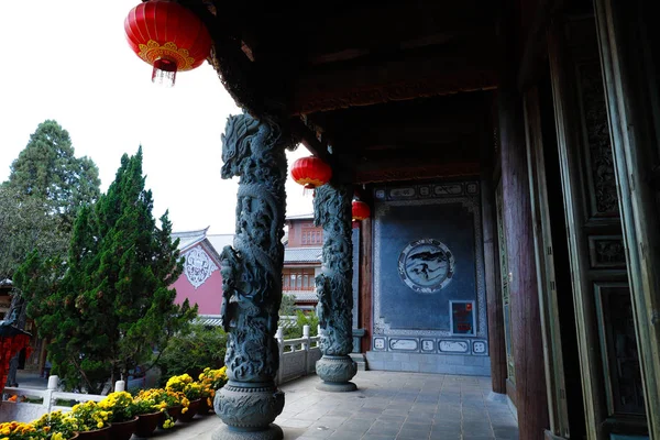 Дали Конфуцианский храм в древнем городе Дали, старый город D — стоковое фото