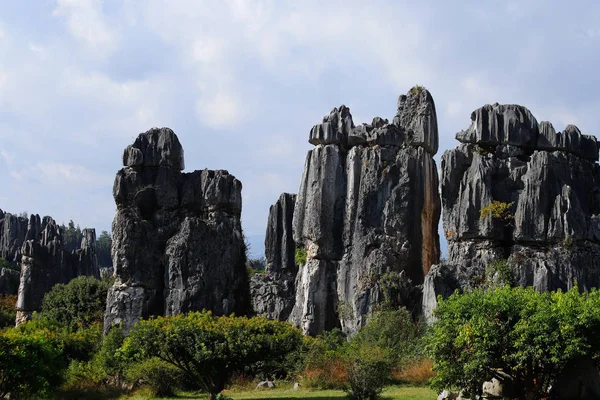 Die steinerne Waldlandschaft in Yunnan. — Stockfoto