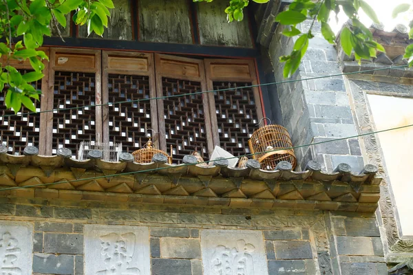 Tuanshan köyünün tarihi merkezinde bir ev. Yunnan, Çin — Stok fotoğraf