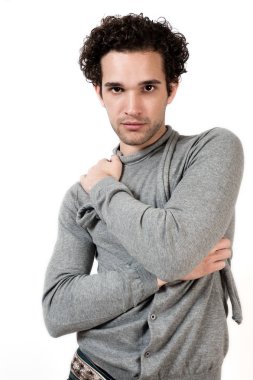 Genç beyaz erkek modeli 