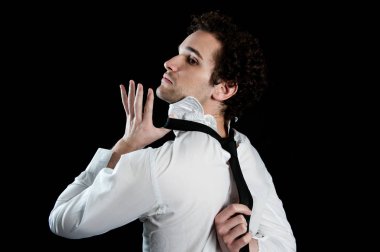 Genç beyaz erkek modeli 