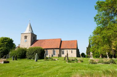 bir eski Şapeli ve mezarlık Essex İngiltere'de