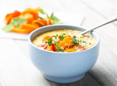 laksa çorbası, Hindistan cevizi ve squash çorbası