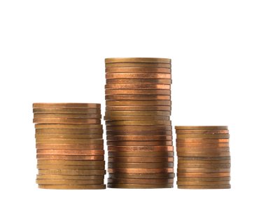 Bakır paralar yığını