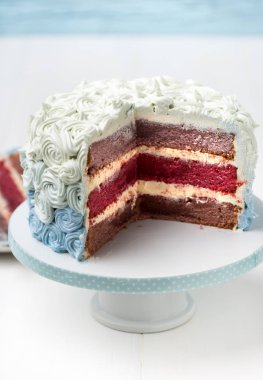 Ombre kek, gölge etkisi pasta