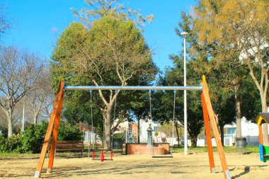 parkta salıncak Bahçesi