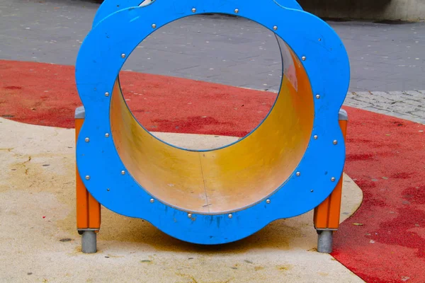 Wooden Pipe Playground — Stock Photo, Image