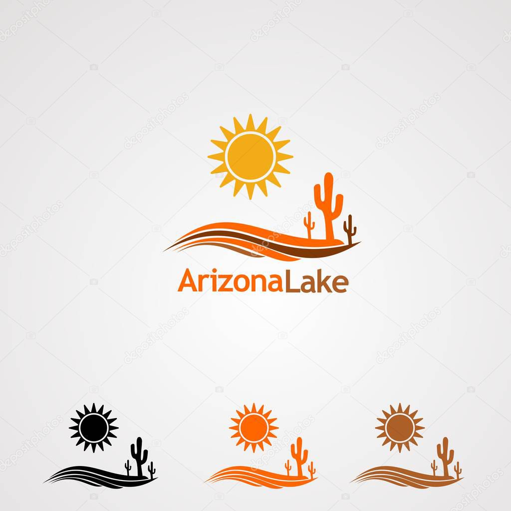 Sun, desert, illustration, background, canyon, arizona, design, cactus, art, vector, nature, graphic, west, sunshine, america, summer, retro, tucson, logo, sunset, mexico, saguaro, sign, plant, phoenix, sunny, landscape, vintage, symbol, wild, sunlig