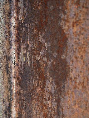 Soyut paslı metal doku, paslı metal ile arka plan tasarımı için kopya alanı için metin, görüntü güneş ışığı altında.