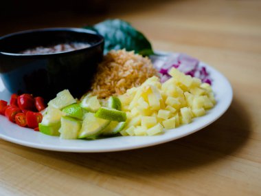 Kapatmak, yakın çekim Tay tarzı tuzlu yaprak sarar (Miang Kham) Tayland ve Laos, Siyam mahkemesine tanıtıldı geleneksel bir snack, adı Miang Kham bir ısırık Wrap çevirir